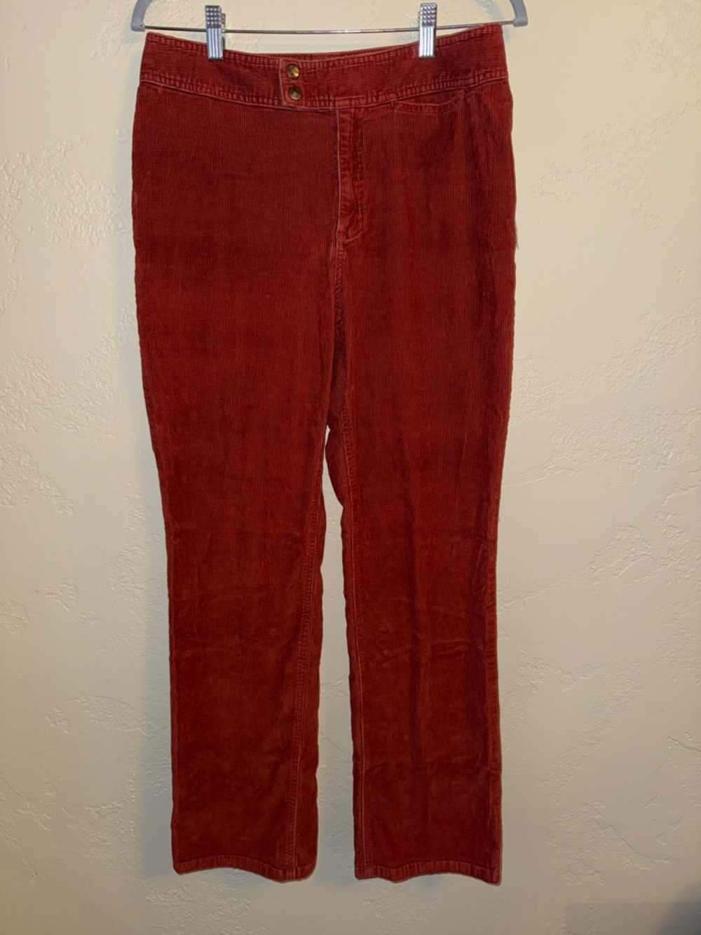 SO Blue Sigrid Olsen Women’s Corduroy Pants Deep Rust. Vintage‎ Y2K Size M